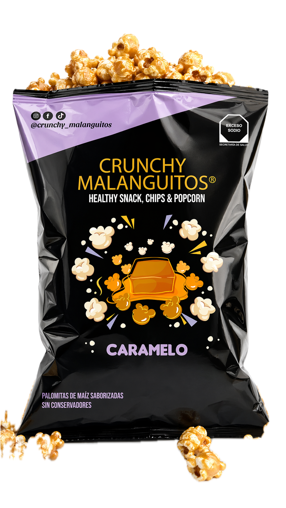 Crunchy Popcorn Caramelo
